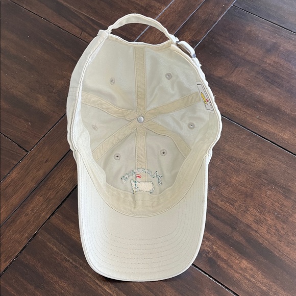 American Needle Masters 2011 Golf Hat Beige Adjustable Augusta Logo Cap